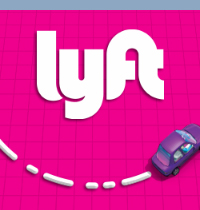 Lyft banner ad